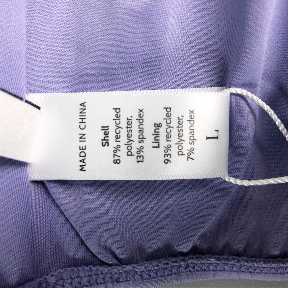 Andie Wynwood Bikini Top Purple Lavender Size L NWT - Picture 4 of 10